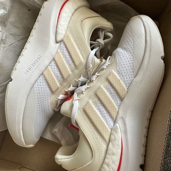 adidas Shoes - Adidas Women's Cream and White Sneakers